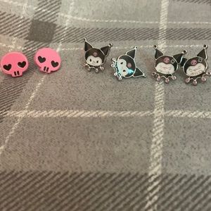 Kuromi Sanrio Earrings